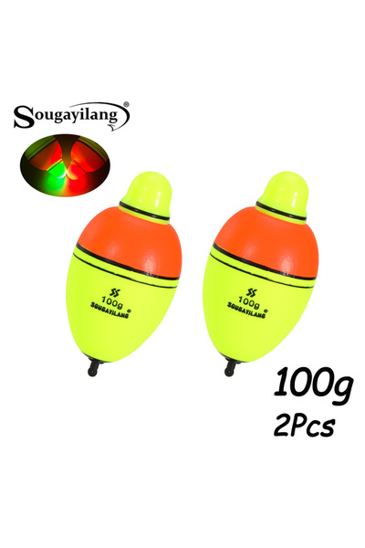 Choice عوامات أسماك مضيئة من سوجاييلينج، 100 جرام، قطعتان، مع 6 خيارات للحجم،...