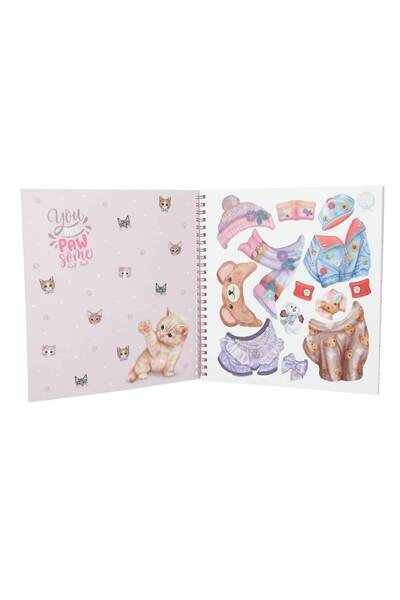 Top Model Carte de colorat cu activitati Create Your Kitty TopModel