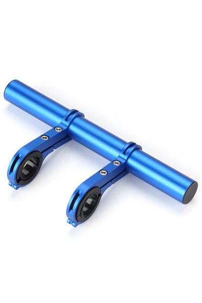 Choice Blue-20cm 10/20/30cm Aluminum Alloy Bicycle Handlebar Extender Bike Front Light Bracket Lamp Flashli