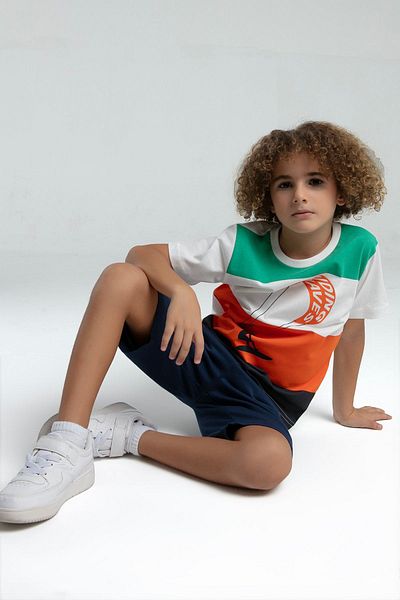 HAUSEkids 2-15 Years Summer Surfing Boy's Suit-Orange