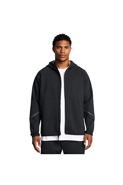 Under Armour Unstoppable Flc Grid Fz بدلة رياضية رجالية باللون الأسود كاجوال ...
