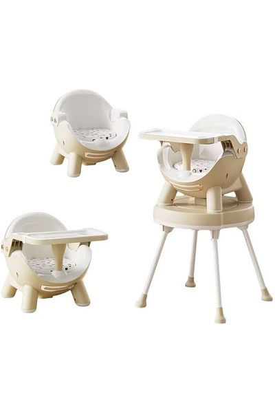 ABYZ Multifunctional 3 in 1 baby dining chair, yellow color