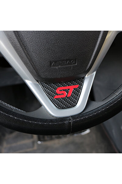 Choice عجلة قيادة سيارة من الكربون الأحمر لسيارة فورد فييستا MK7 09-17 إيكوسب...