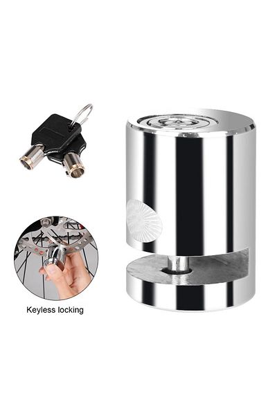 Choice 1 pc SEAMETAL Compact Motorcycle Disc Lock Anti-Rust Waterproof Alloy Keyless Press Brake Disc Lock