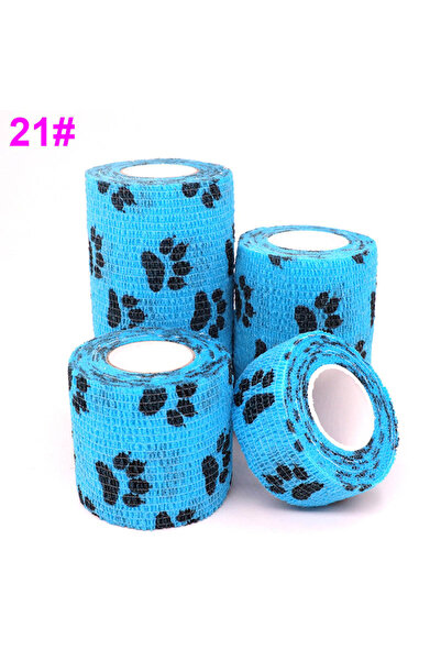 Choice 5cm X 4.8m Dog claw Sky Blue Athletic Tape Wraps for Sports, Colorful ...