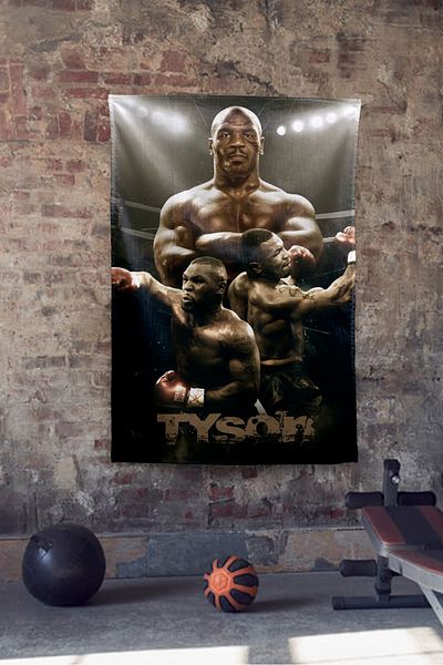 Vagonik Mike Tyson Wall Covering Tapiserie de perete Tesatura de prima calitate