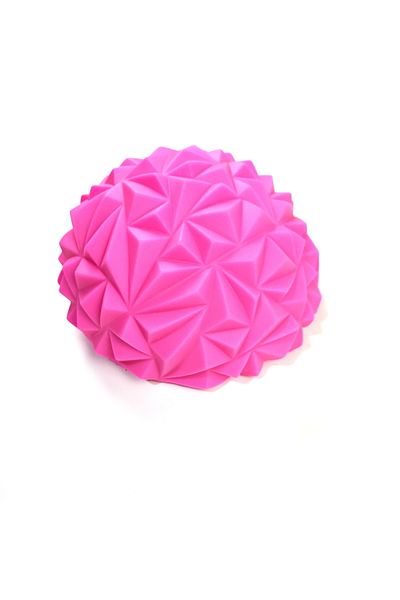 Choice Rose 1pc Yoga Exercise Pineapple Ball, Half Round Foot Massage Ball, Balance Ball For Body Training,