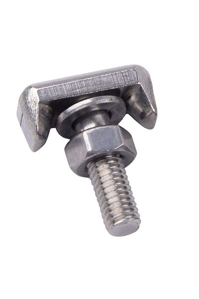 DAZZLEEX Durable T-bolt Stainless Steel Battery Terminal Connectors Cable Screw Battery Connector Car Acce...
