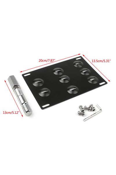 Choice Topteng Bumper Tow Hook License Plate Mount Bracket For BMW F30 F32 F10 3/4/5 SERIES