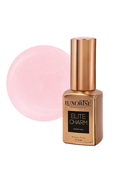 LUXORISE Bază de cauciuc Hema Free Elite Charm - Nud perlat 15ml