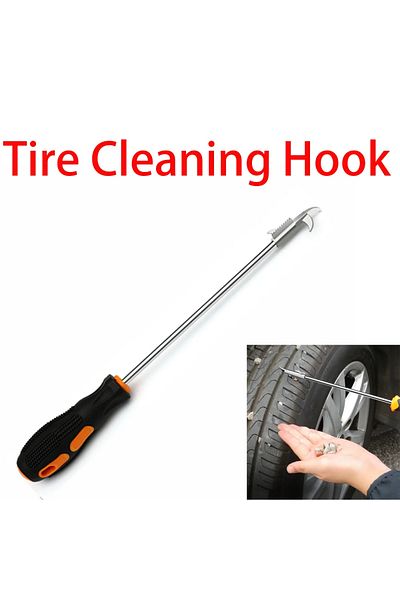 Choice Tire Cleaning Hook Car Tire Clear Stone Hook To Remove Gravel Cleaning Tool Tire Stone Cleaner Ho...