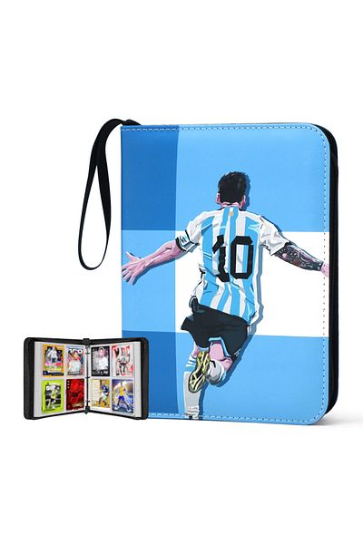 Choice 4s-ronaldo 400 Pockets Soccer Card Binder Football Star Card Album Map Letter Holder Binder Portable