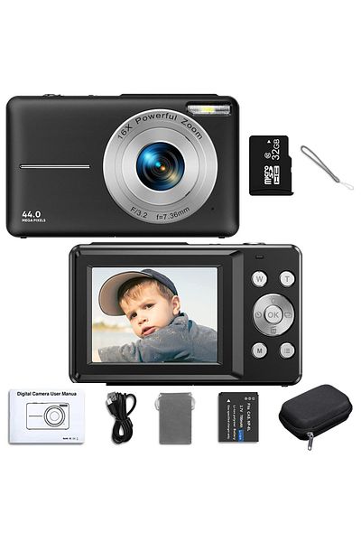 Choice B-32g Card-bag Digital Camera Children Camera For Children Camcorder With 16x Zoom Compact Cameras 1