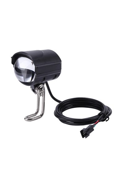 Choice 1pc 36v-60v E-bike Horn Light Electric Scooter Led Headlight 5w Waterproof 2 In 1 Horn Lamp Motorcyc
