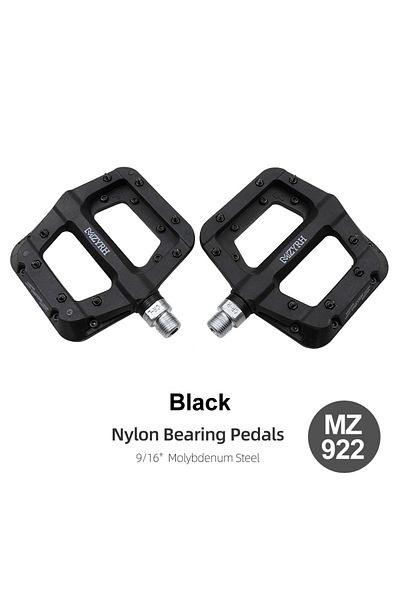 MZYRH Mz922 Black Bicycle Pedal Anti-slip Ultralight Nylon Mtb Mountain Bike Pedal Sealed Bearings P