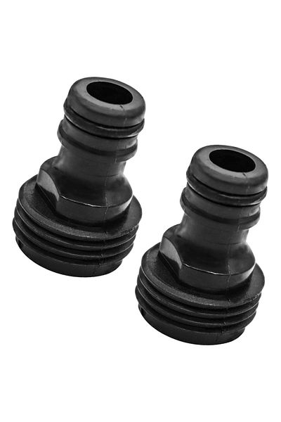 Choice A 2pcs 3/4\" Threaded Quick Connector Nipple Garden Water Hose Quick Pipe Connector Tube Fittings G.