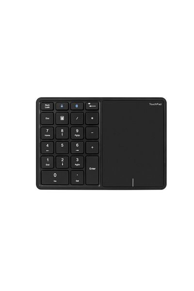 Choice Black Usb Bluetooth Numeric Keypad With Touchpad Wireless Digital Keyboard For Mac Os Accounting Win