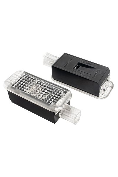 Choice RGB LED Car Footwell Light Bulbs Interior Atmosphere Lamp Accessories For AUDI Q3 8U F3 A3 Q5 8R Q7