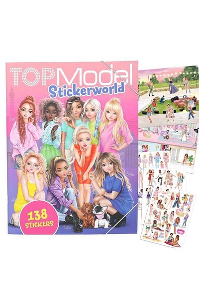 Top Model Topmodel World of Stickers Book