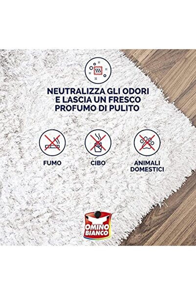 Omino Bianco Carpet and sofa cleaner with dry foam, 300ml – deep cleaning and instant freshness