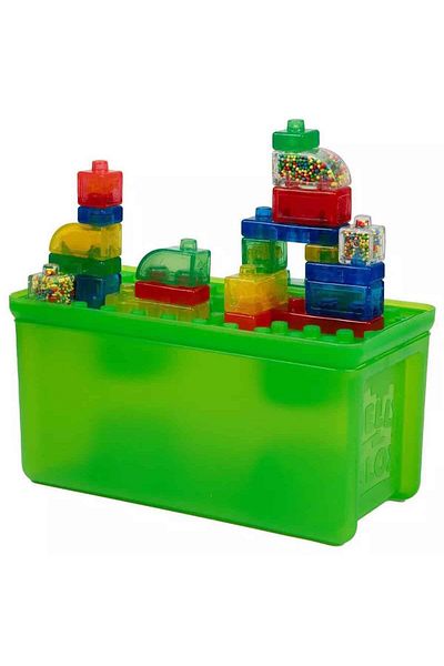 Sunman 2in1 Jelly Blox Block Set with Storage Box 30 Pieces