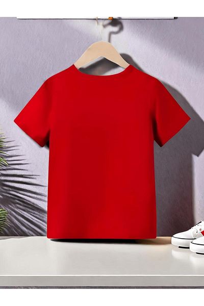 GLOWES Children's Unisex Panther Front Printed T-Shirt