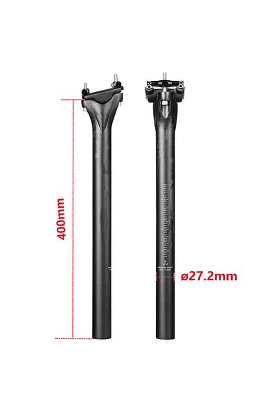 ELITA ONE 27.2x400mm Elitaone Carbon Seatpost Light Weight 27.2 31.6mm UD Bare Carbon Matte MTB Road Bike Sea