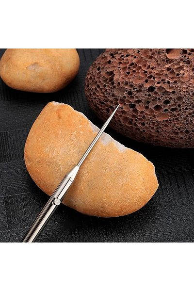 Choice Portable Titanium Toothpicks Pocket Toothpicks Keychain Silver With Metal Toothpick Holder For Ou...