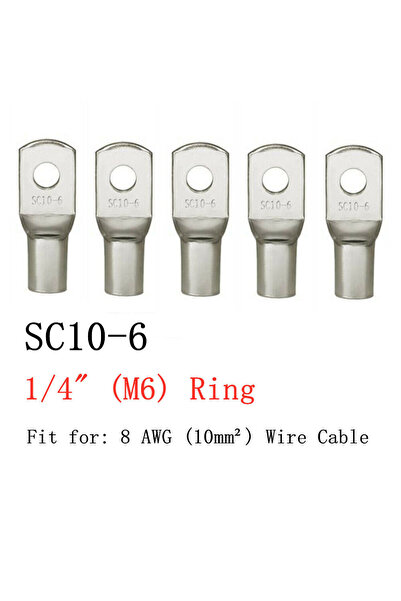 choice2 10 قطع SC10-6، 100/50/25/10 قطع، تشكيلة من 4-25 مم، أطراف توصيل حلقية...