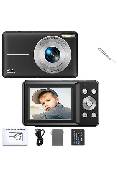Choice B-no Card Digital Camera Children Camera for Children Camcorder with 16x Zoom Compact Cameras 1080P
