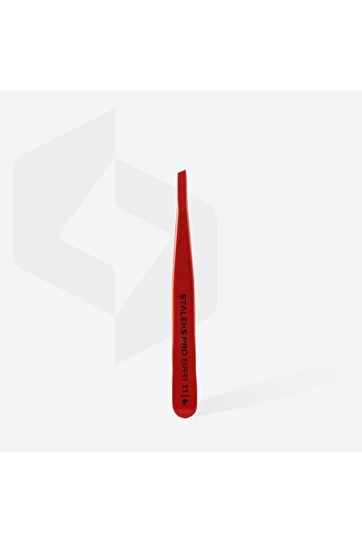 STALEKS EXPERT 11 TYPE 4r Kaş Cımbızı (Dar Yamuk Kenarlar), Kırmızı