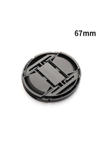 Choice G High-quality 40.5mm 49mm 52mm 55mm 58mm 62mm 67mm 72mm 77mm 82mm Center Pinch Snap-on Cap Cover C.