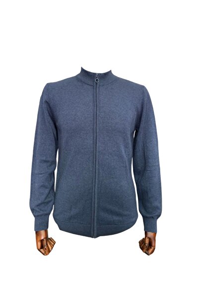 Butik Erkek Fermuarlı Slim Fit Hırka