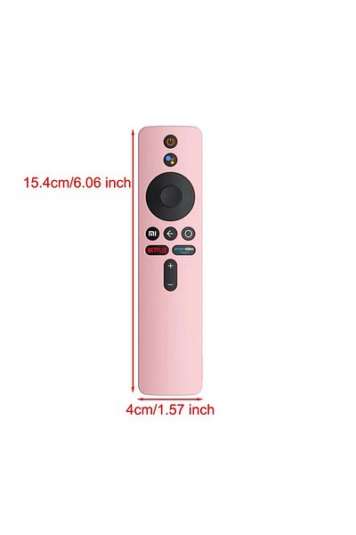 Choice 154mm Pink Silicone Protective Case for Xiaomi Mi TV Box S Remote Control Cover Silicone Soft Shockp