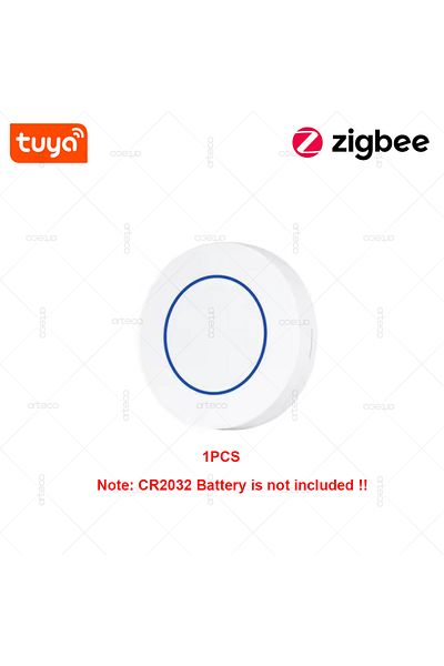 Choice 1PCS Tuya ZigBee 3.0 Smart Button Scene Switch Wireless Remote On Off Key Controller Multi-scene Lin