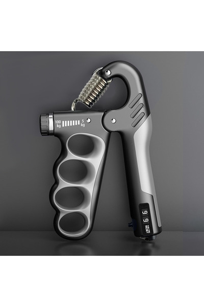 Choice3 Mechanical Gray 5-100Kg Hand Gripper Gym Wrist Expander Hand Strength...