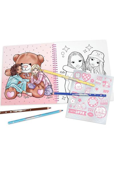 Top Model Team Teddy TopModel Coloring Book