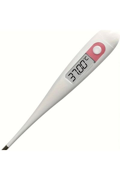 Choice مقياس حرارة رقمي أساسي سريري DT-12A لقياس التبويض بدقة عالية 0.01c، شاشة 1/100 درجة مئوية