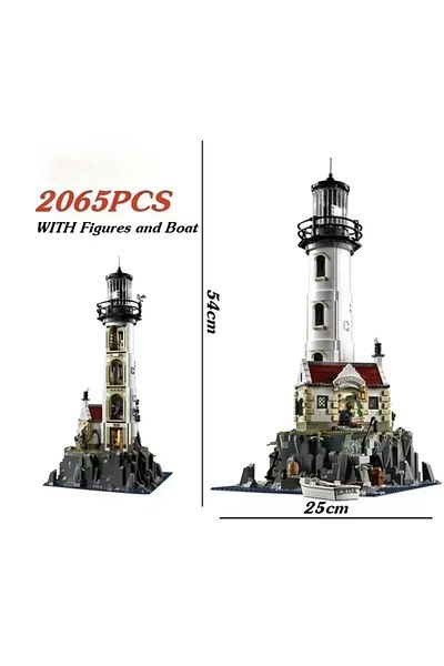 Choice No Box 2065pcs Kalein 2065pcs Electric Lighthouse Model Building Blocks Electric Assembly Children's