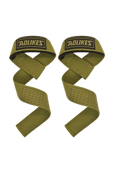 Aolikes Green Fitness Lifting Wrist Strap Brace For Weightlifting Crossfit Bodybuilding Support Dumb