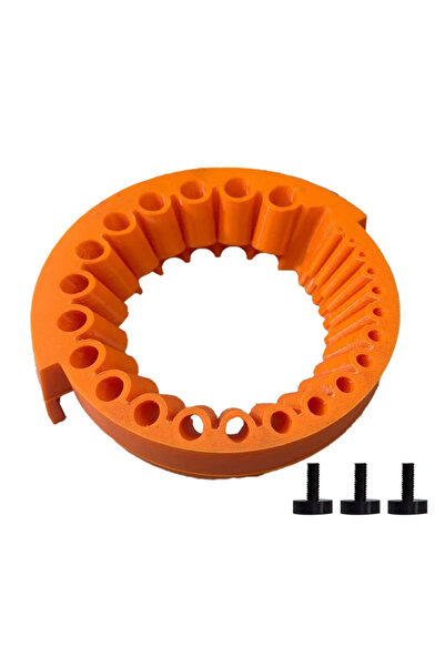 Choice1 مبراة مثقاب برتقالية متعددة الأغراض، أداة مساعدة لتلميع وطحن ABS، تعم...