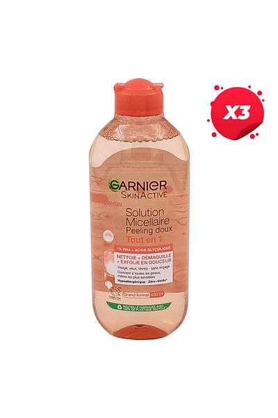 Garnier X3-GARNIER APA MICELARA 400ML EFECT EXFOLIANT DELICAT