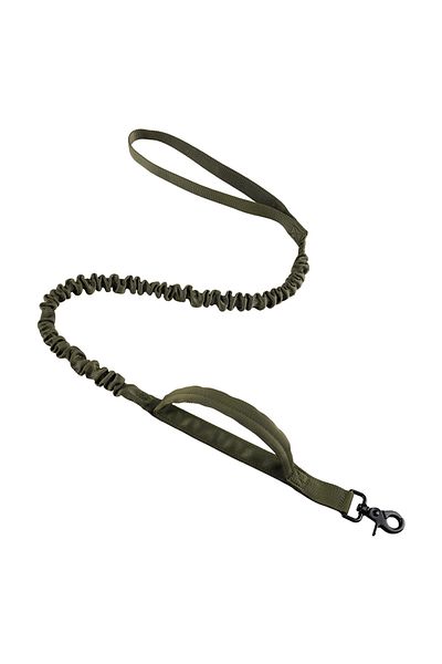 Choice Green Dog Tactical Leash ，outdoor Training Dog Leash ，1000d Nylon Elastic Leash