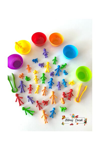 BİLMİŞ ÇOCUK Montessori Eğitici Eğlenceli Aile Aktarım Seti 44 Parça