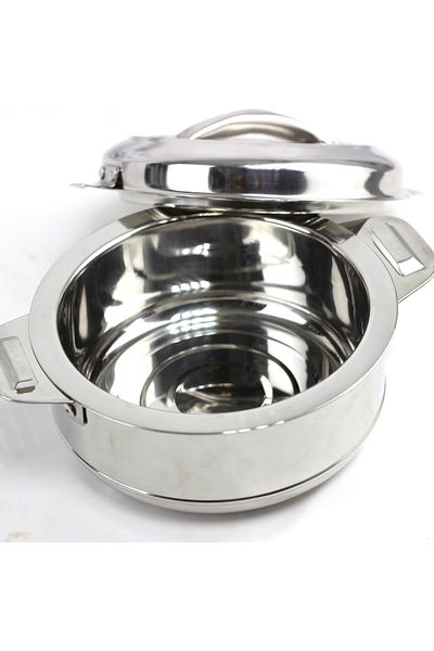 Melrich Stainless Steel 1500ml Hotpot - Silver