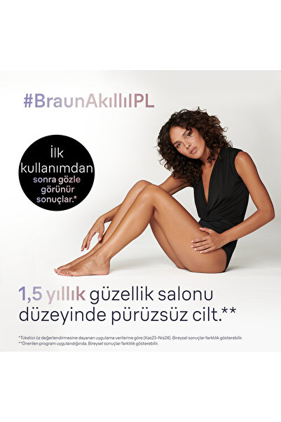 Braun IPL Skin i·expert, Evde Tüy Alma, Ücretsiz Uygulama, Çanta, Gillette Venus, 3 Başlık, PL7253