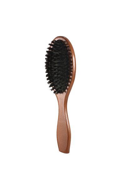 Choice A Natural Boar Bristle Hair Brush Women Comb Oval Anti-static Paddle Hair Extension Brush Scalp Mas.