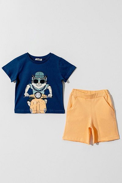 HAUSEkids 2-5 Years Star Cool Boy's Suit-Navy Blue