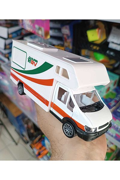 LRS STORE Model Figure Caravan 17 cm Metal Headed Pull and Drop Featured Collection Caravan Toy