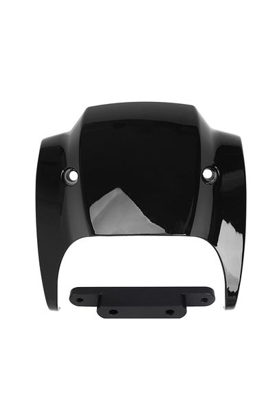 Cherk Light Black Motorcycle Light Black Front Mask Headlight Fairing Cover For Harley V-Rod Night Rod Mus